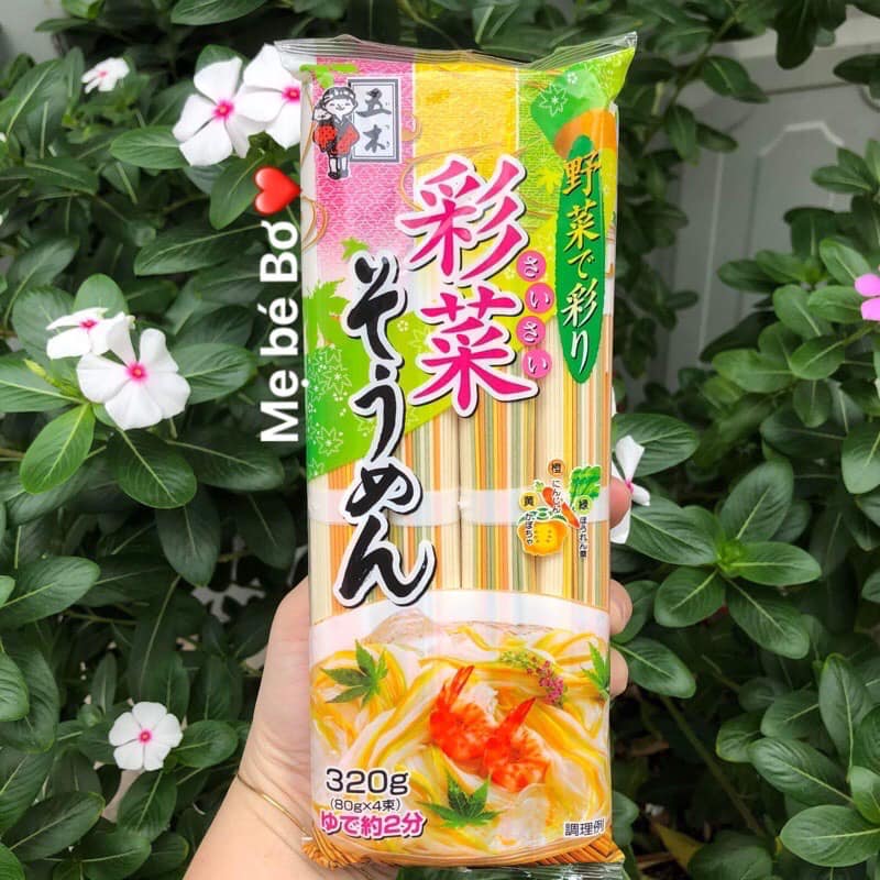 Mì somen rau củ Itsuki Nhật 320gr