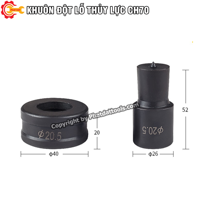 Khuôn đột lỗ tròn cho máy đột thủy lực CH-70
