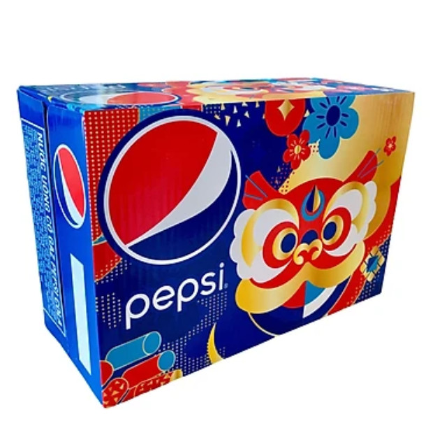 Thùng Nước Ngọt Pepsi 24 Lon
