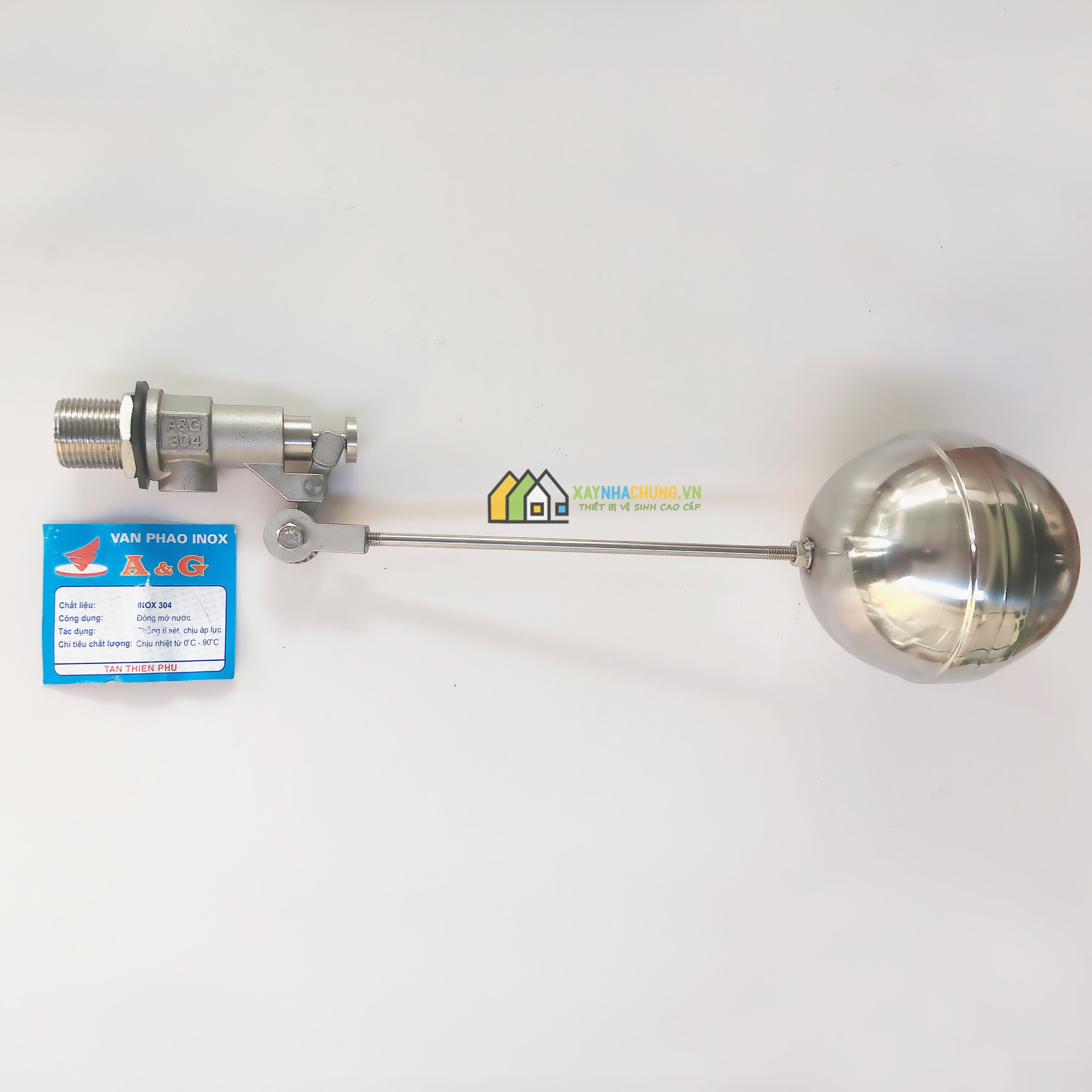 Phao cơ inox 304 chống rỉ sét