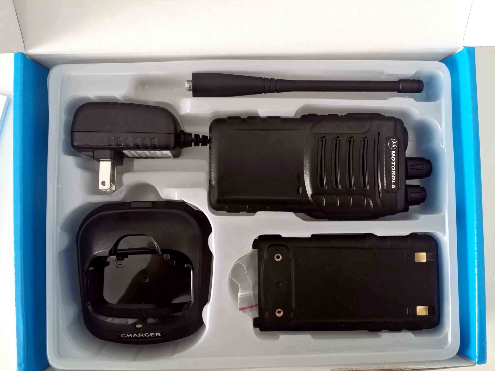 Bộ 2 Bộ đàm chất lượng cao Motorola GP728 (Nồi đồng cối đá, đáng tin cậy, Bảo hành 12 tháng đổi mới)