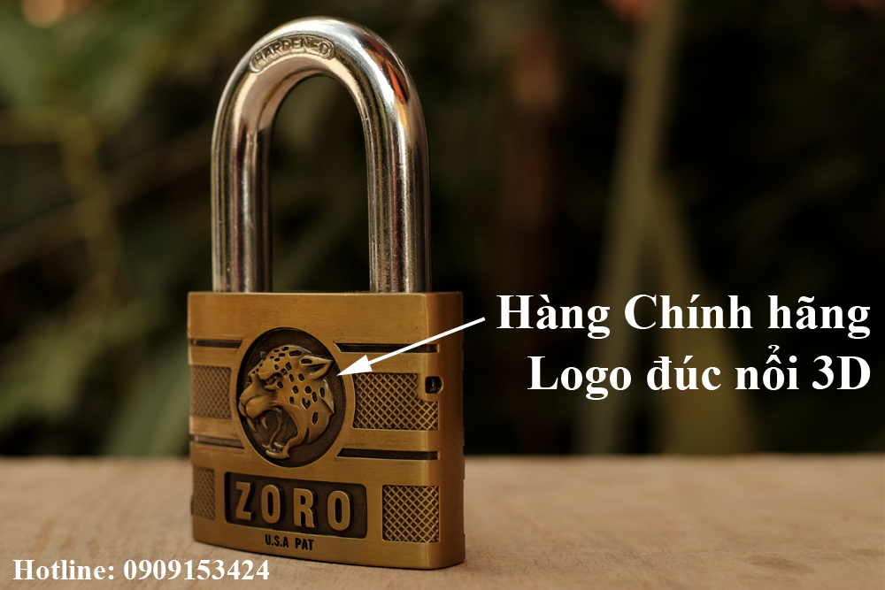 [HCM]Ổ KHÓA CAO CẤP ZORO - GỌNG SIÊU CỨNG