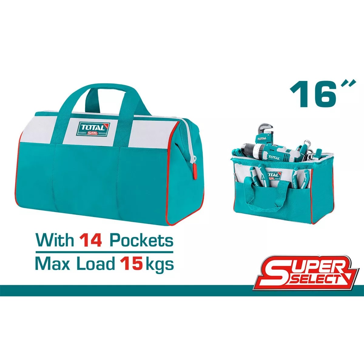 16 inch Túi đựng đồ nghề Total THT261625