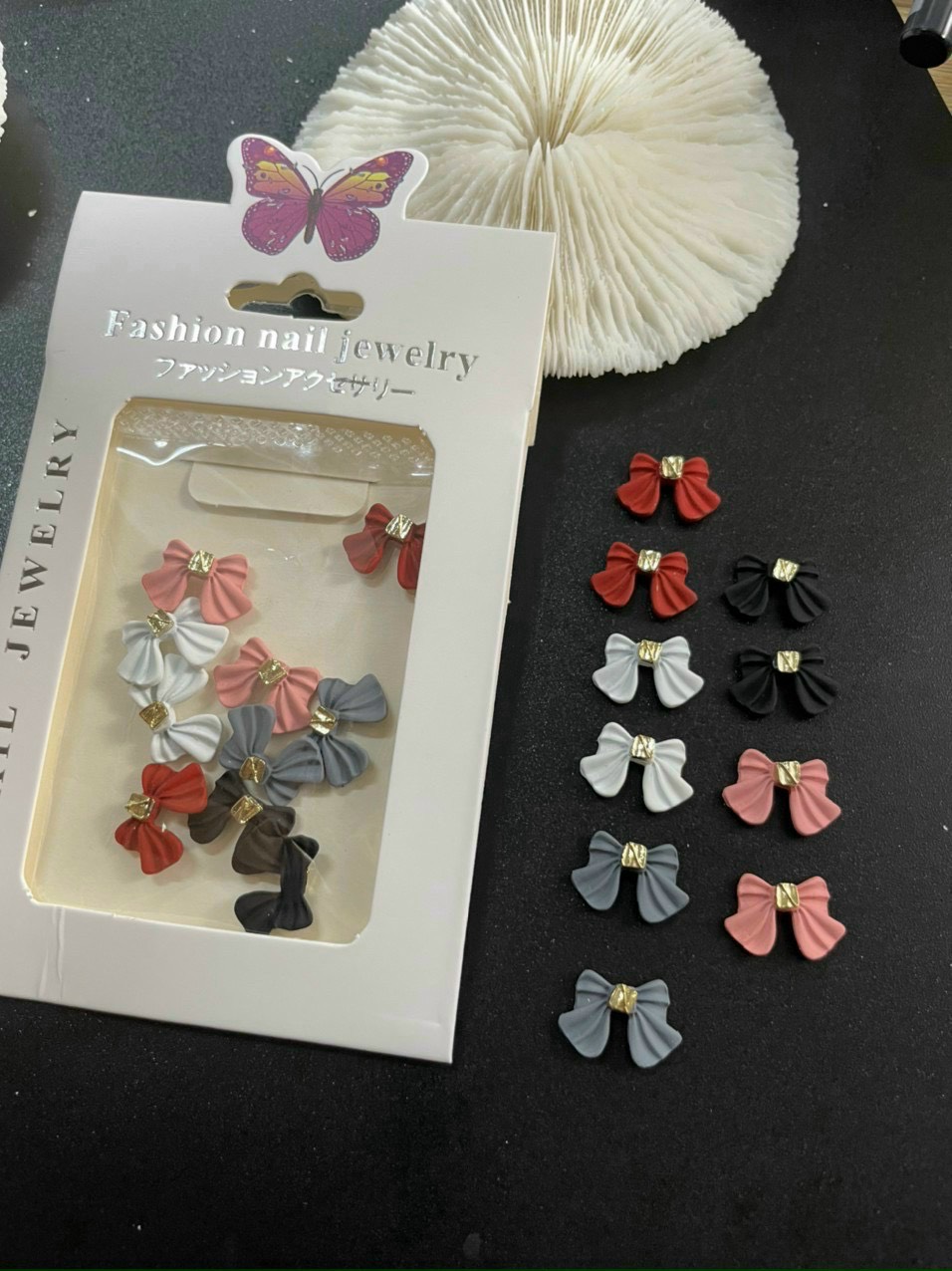 Set Charm nơ trang trí nail