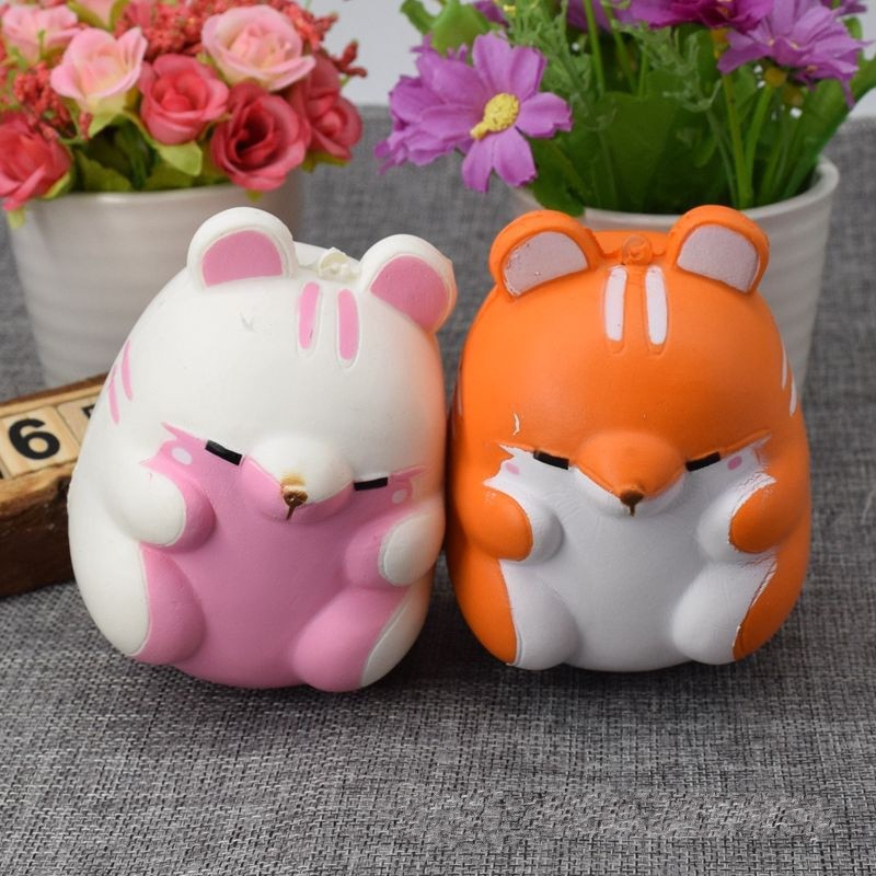 SQUISHY chuột hamster ngồi (nhiều màu )