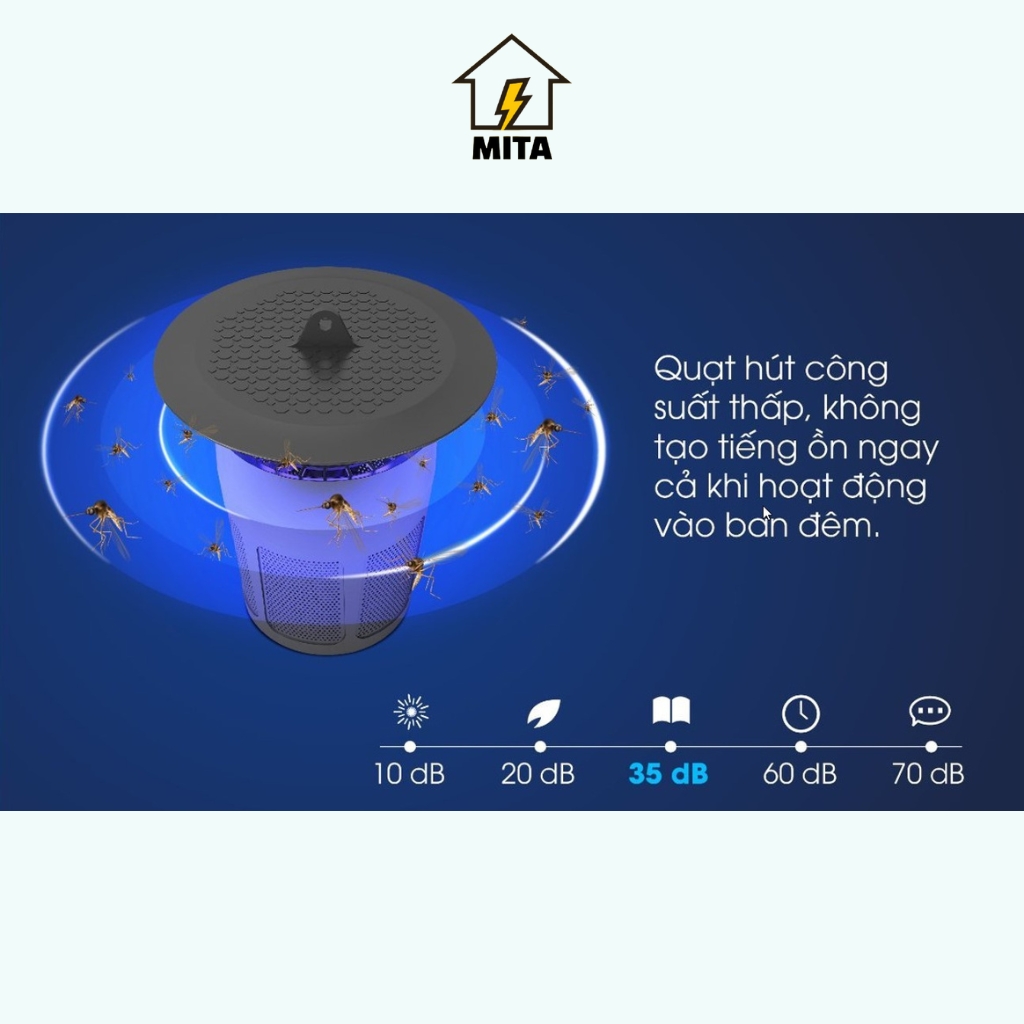 Đèn bắt muỗi Rạng Đông DBM01 - MITA