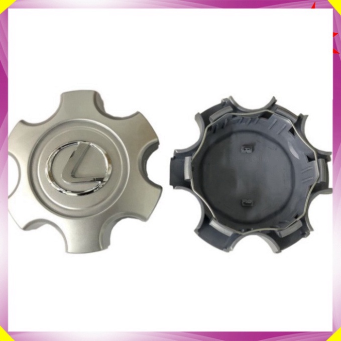 Logo chụp mâm, ốp lazang bánh xe ô tô lexus lx470 đời từ 2003-2009, chất liệu nhựa abs cao cấp