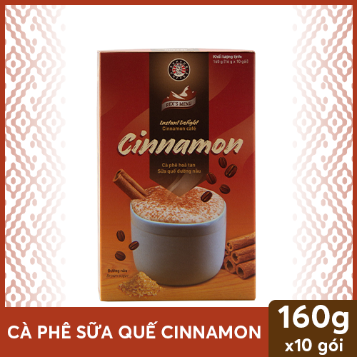 Cà Phê Sữa Quế Cinnamon 160g - RexSun Coffee