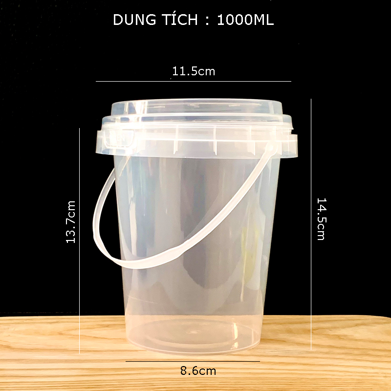 Xô đựng trà sữa nước trái cây 1000ml