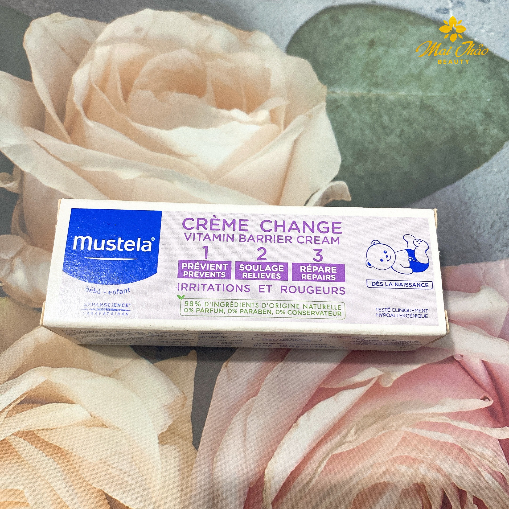 Kem Chống Hăm Tã Cho Trẻ Sơ Sinh & Em Bé Mustela (10ml)