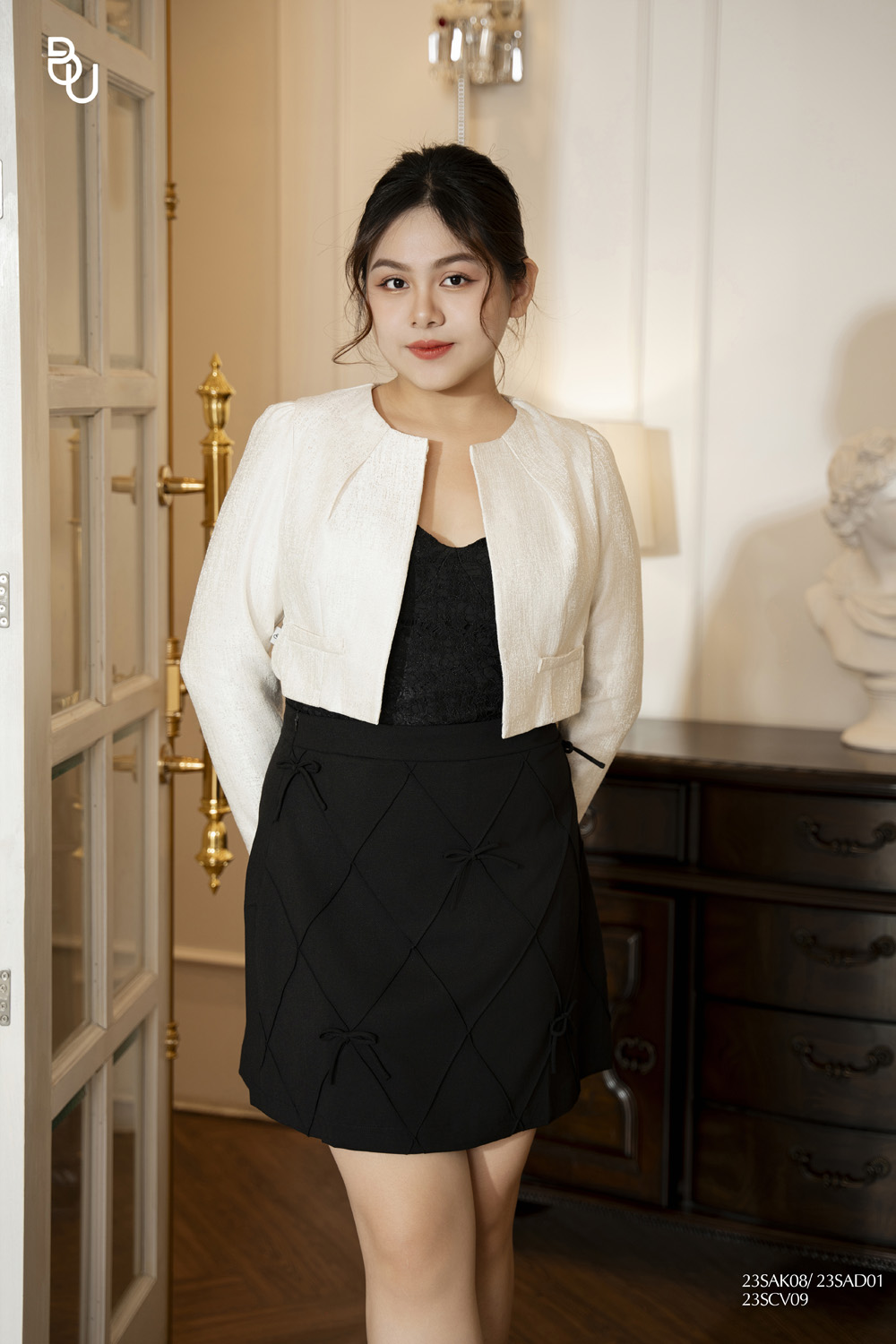 Áo 2 dây ren BIGSIZE (55kg đến 95kg) - 23SAD01 - [BUstu Bigsize]