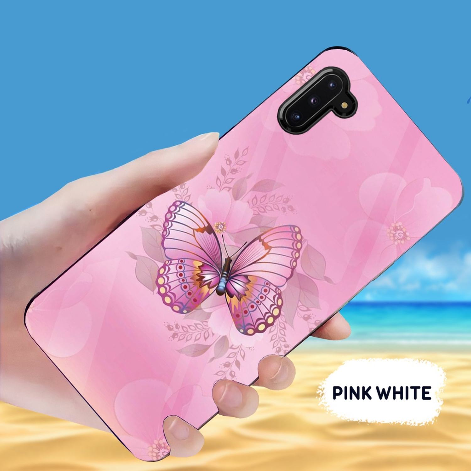 Ốp Lưng Samsung Note 10, Note 10 Plus, Note 10 Lite mặt kính gương sáng bóng, thời trang