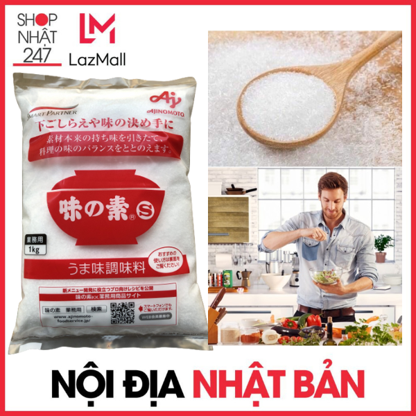 Bột ngọt Ajinomoto 1kg của Nhật Bản - An toàn cho cả gia đình
