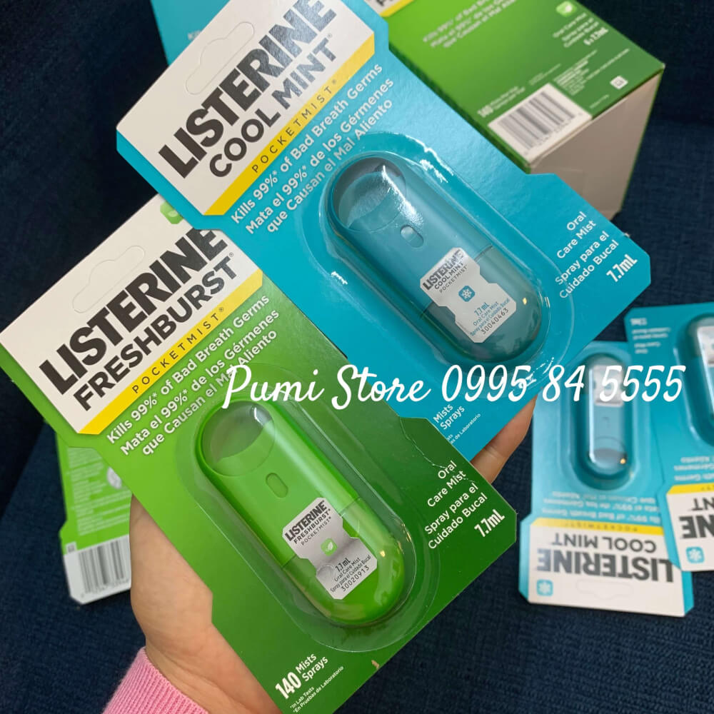 Xịt thơm miệng Listerine FreshBurst Pocketmist