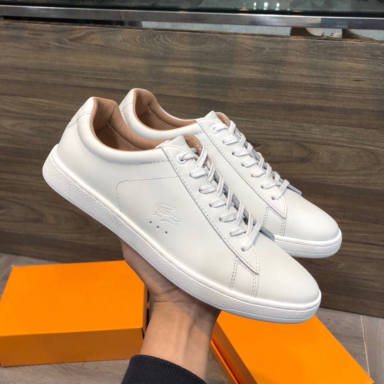 Giày Sneaker Da Bò Nam Lacos
