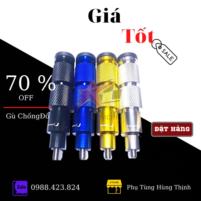 [ Giá 1 cặp ] Gù chống đổ kiêm gác chân sau CNC K9
