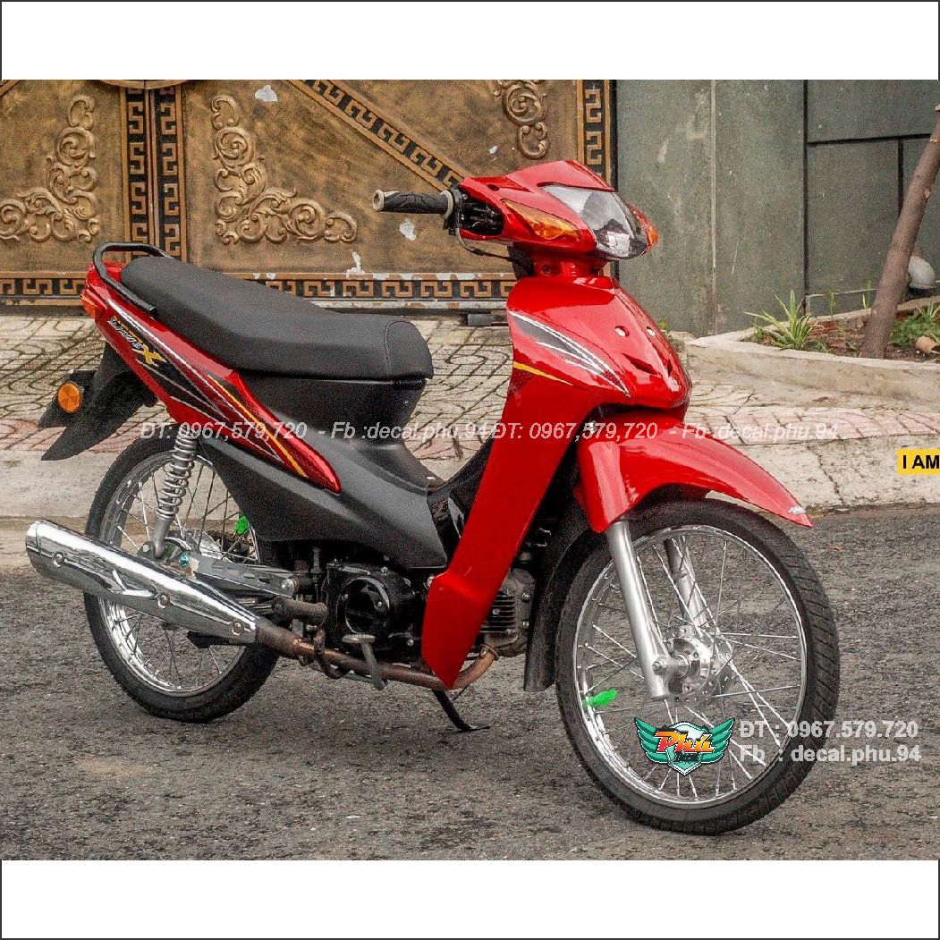 Tem rời Wave A đỏ đen (P)