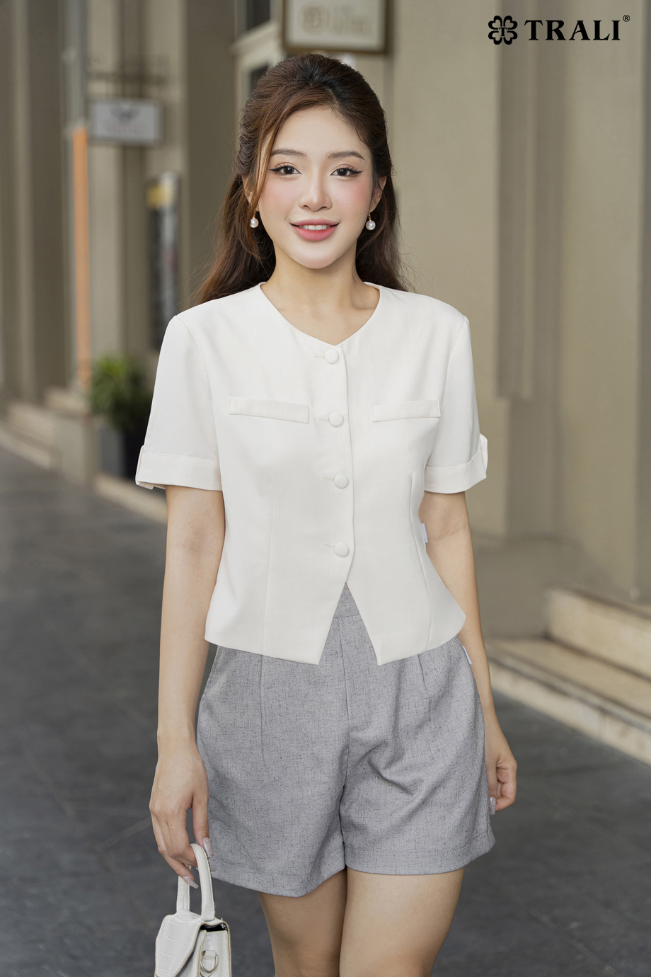 Áo Sơ Mi Nữ TRALI 24114