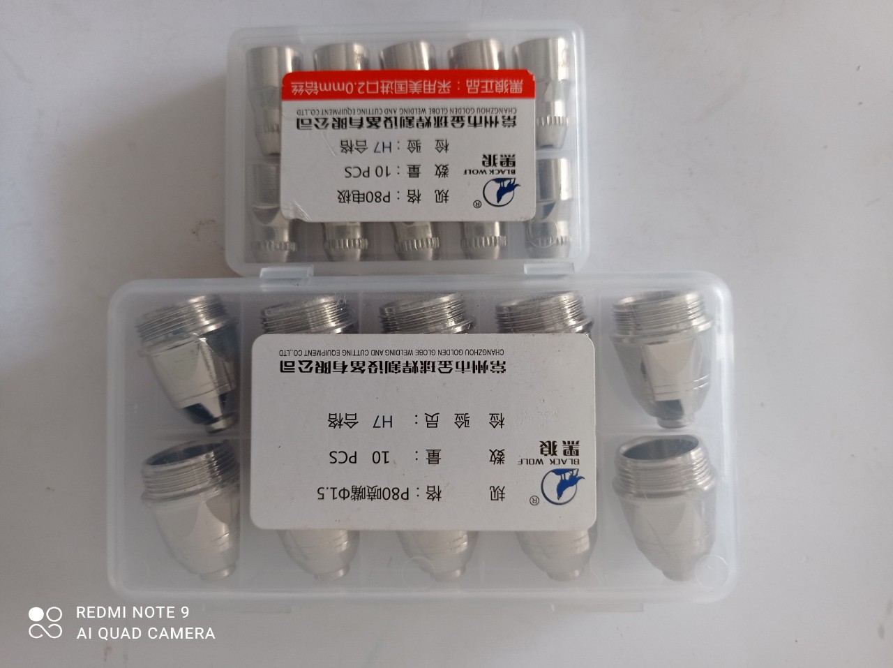 [HCM]10 bộ béc cắt Plasma P80(Black wolf)