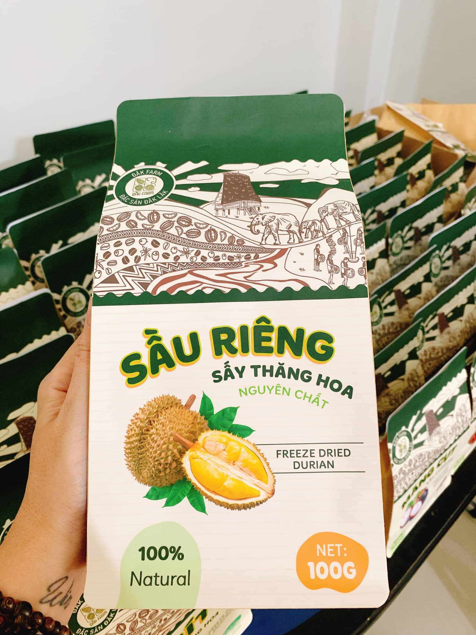 SẦU RIÊNG SẤY THĂNG HOA - ĐẮK FARM (Dạng thanh)