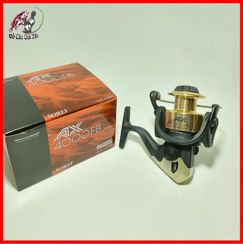 [Chính Hãng] Máy Câu Cá Soref AX 4000 Malaisia Chất Lượng