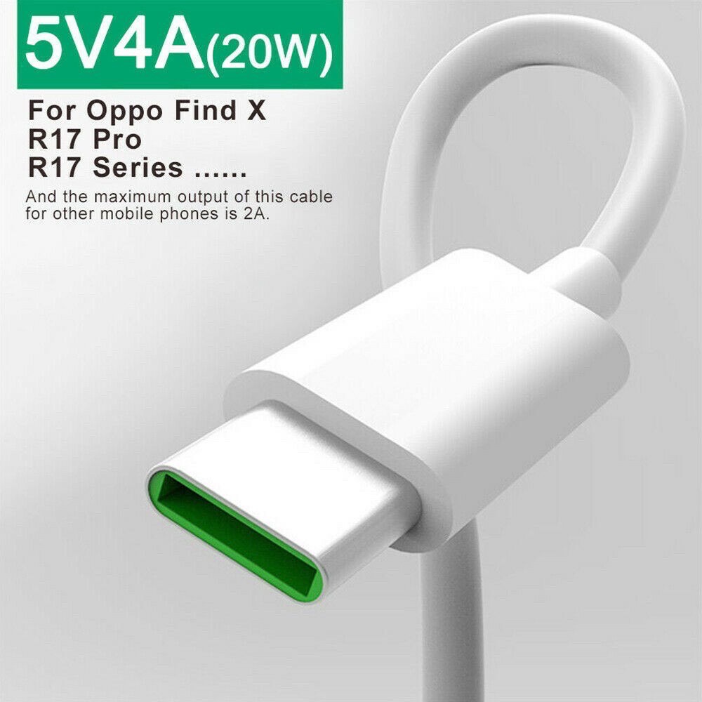 Cáp sạc nhanh oppo vooc oppo r15 - 5v 4a qc3.0 sạc oppo f9, f11 1m