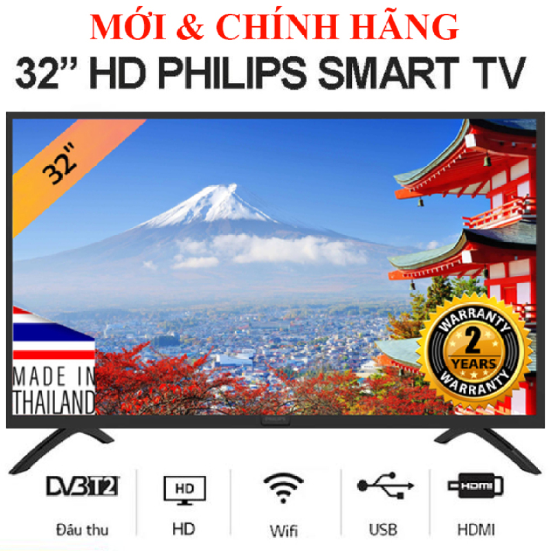 Bảng giá Tivi Smart Philips HD 32 Inches siêu mỏng