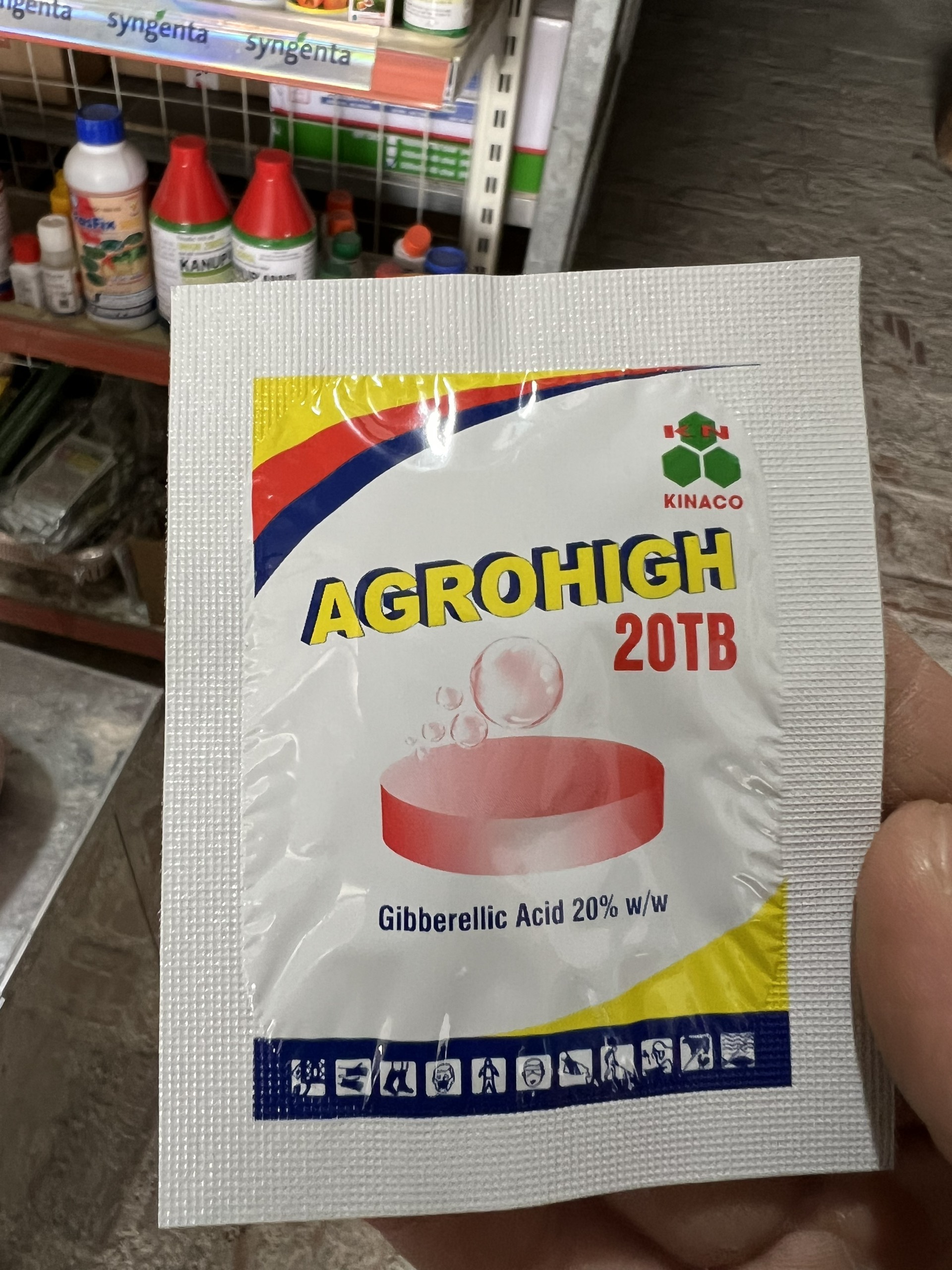 GA3 Thái Lan Điều hoà sinh trưởng cho cây trồng (viên 5gr)