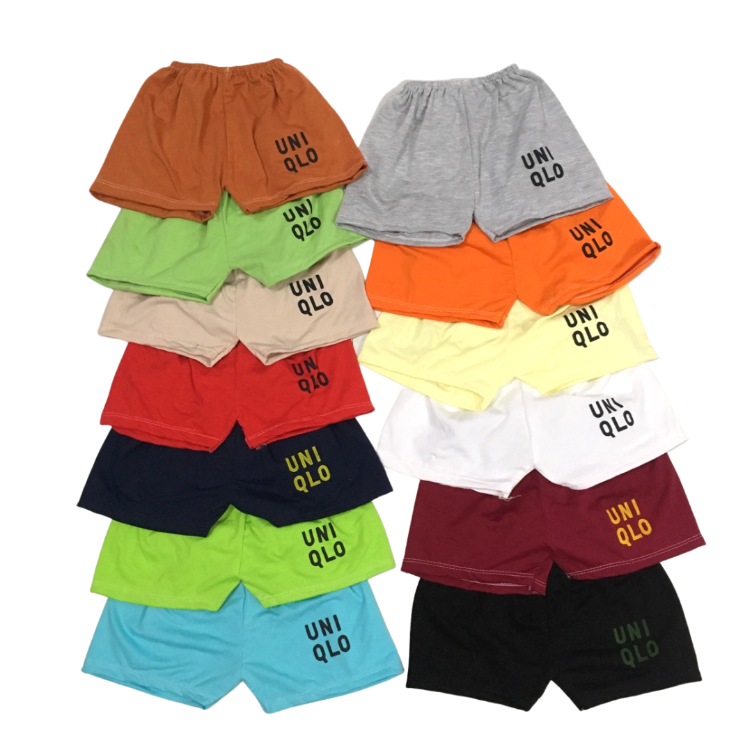[Hoàn tiền 6%] Sét 8 chiếc quần đùi thun cotton cho bé bé trai/ gái 10-20kg