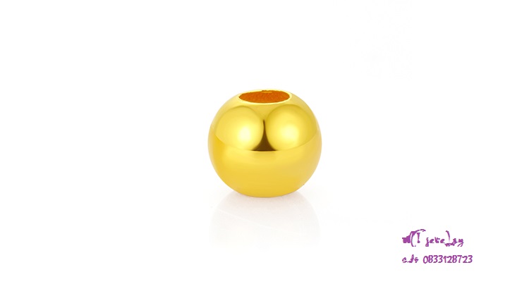 Charm Bi tròn vàng 24k