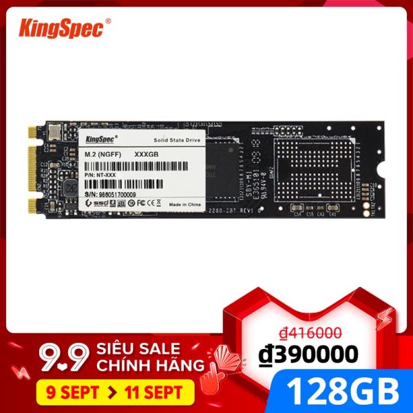 Bảng giá Kingspec SSD Ổ Cứng Thể Rắn SATA3 M2, Tiêu Thụ Năng Lượng Thấp SSD Dung Lượng 128GB Lên Đến (2TB) Phong Vũ