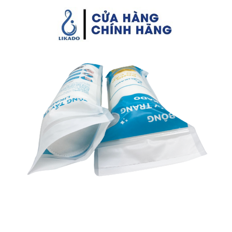 Bông tẩy trang Likado miếng tròn 100 miếng (BÔNG CÂY- 1 gói)