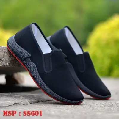 Giày lười nam giày lười phong cách thể thao đẹp SS6001 Chất vải thô thoáng mát Lên chân nhẹ nhàng, năng động