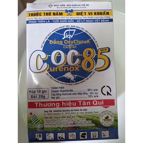 Trừ nấm, vi khuẩn coc85