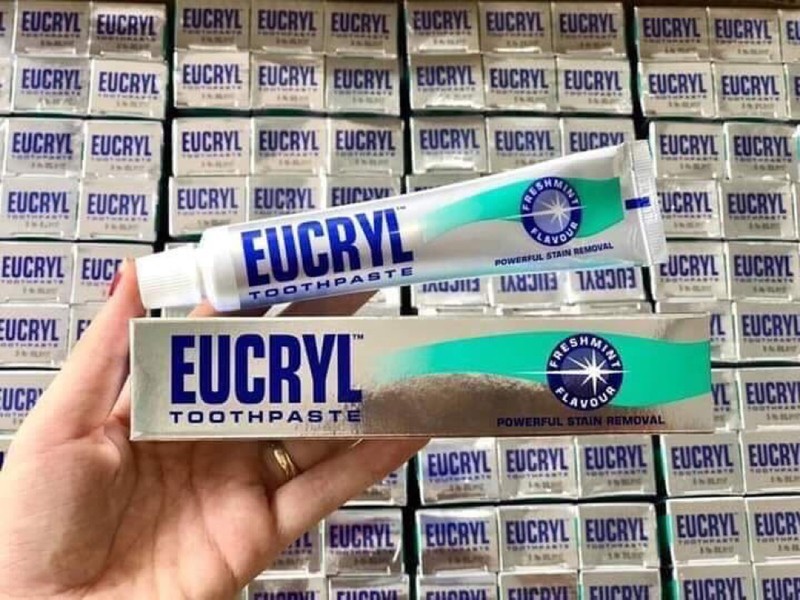 Kem và Bột Đánh Răng Làm Trắng Răng Eucryl