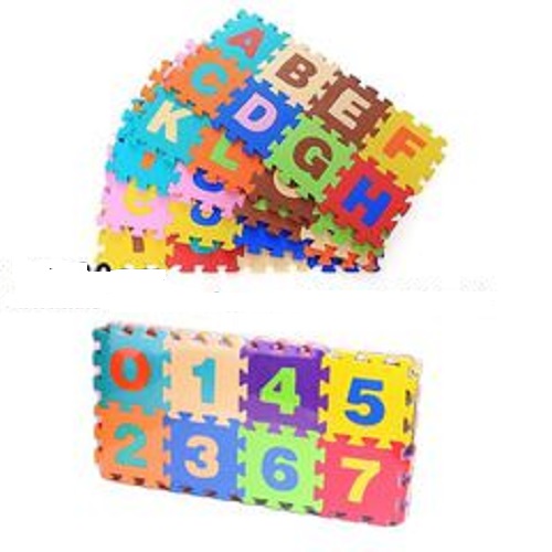 Bộ thảm xốp ghép chữ số cho bé - bộ thảm xốp ghép cho bé