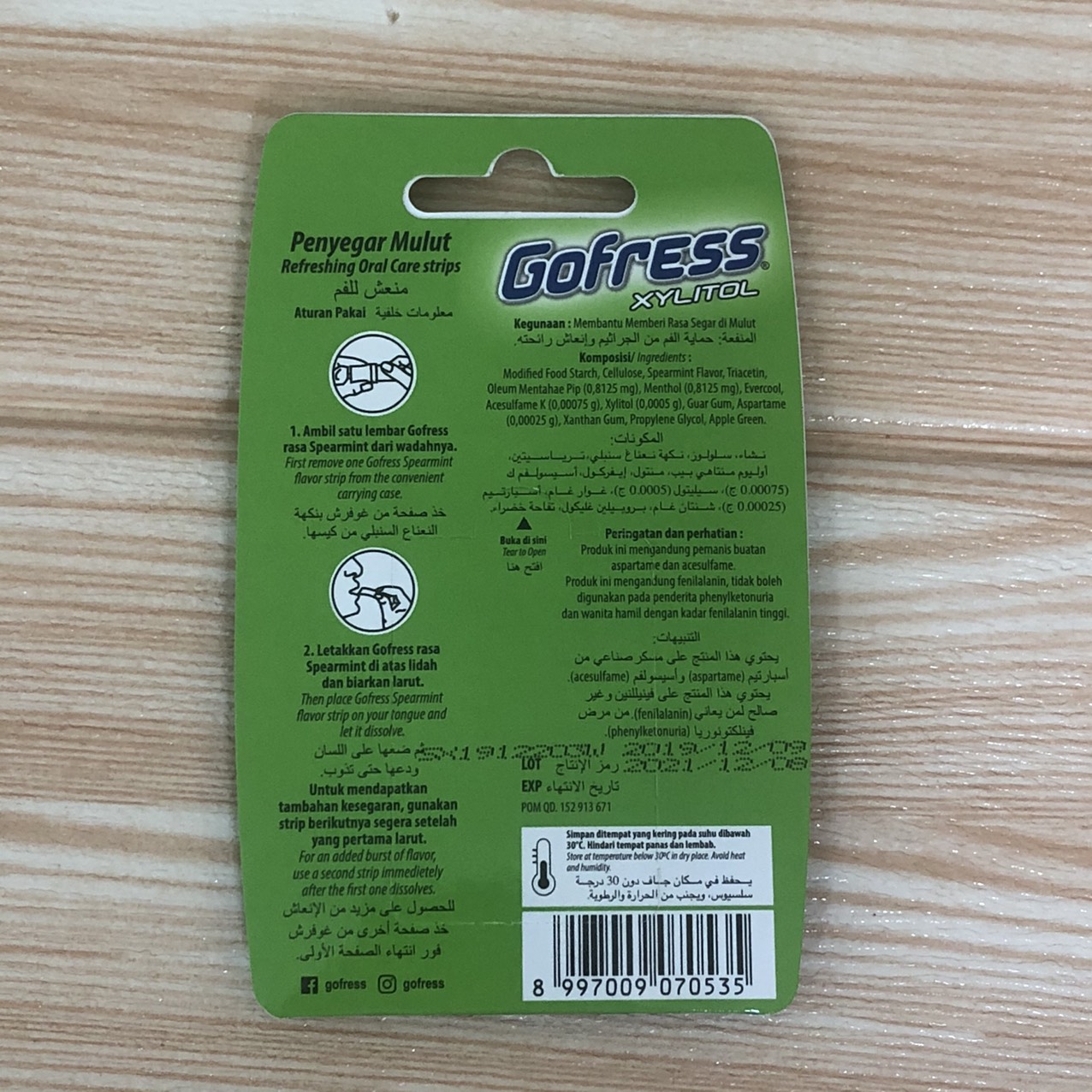 [Hcm]Gofress Mouth-Smelling Leaf Candy