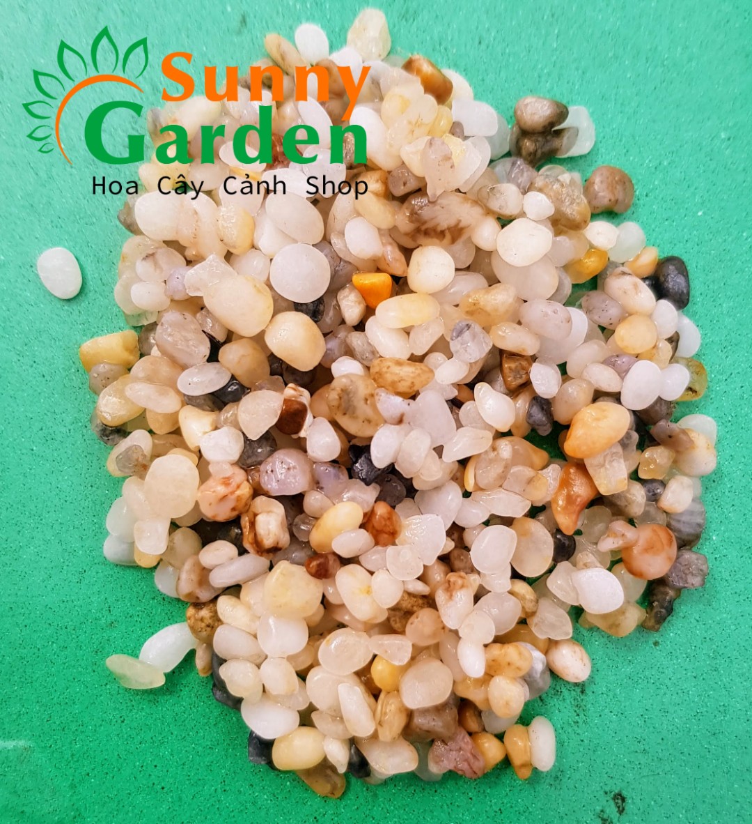 Sỏi Suối Hồ Cá [Bịch 1kg] - Phụ Kiện Hồ Cá