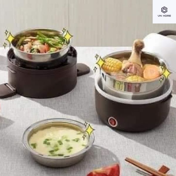 Nồi cơm điện đa năng 3 tầng