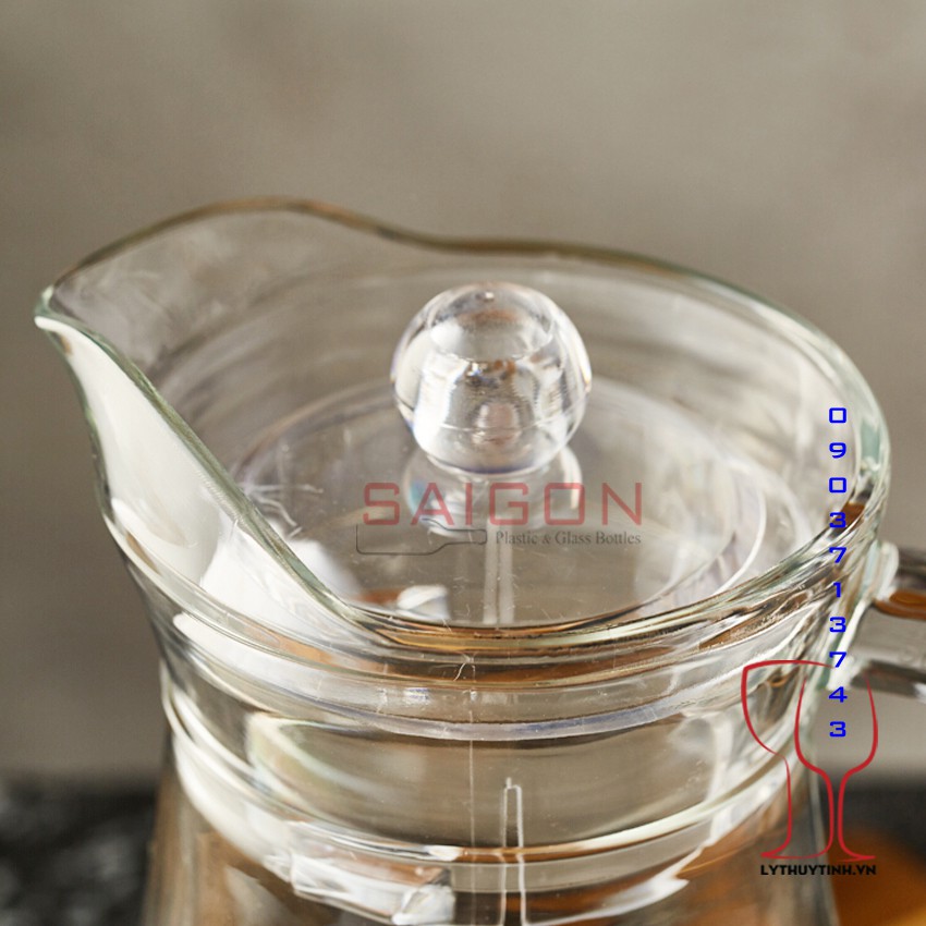 Bình Thủy Tinh 1300ml | Thủy Tinh Cao Cấp
