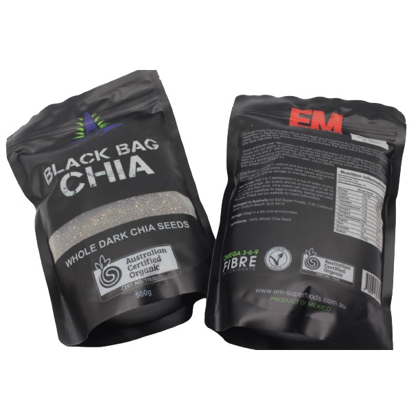 Hạt chia Úc Black Bag Chia gói 500g