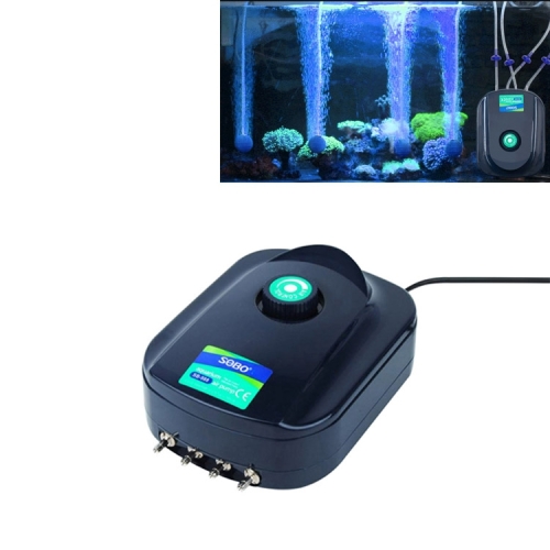 MÁY SỦI OXY SOBO SB-988 4 VÒI SIÊU ÊM CHO BỂ CÁ
