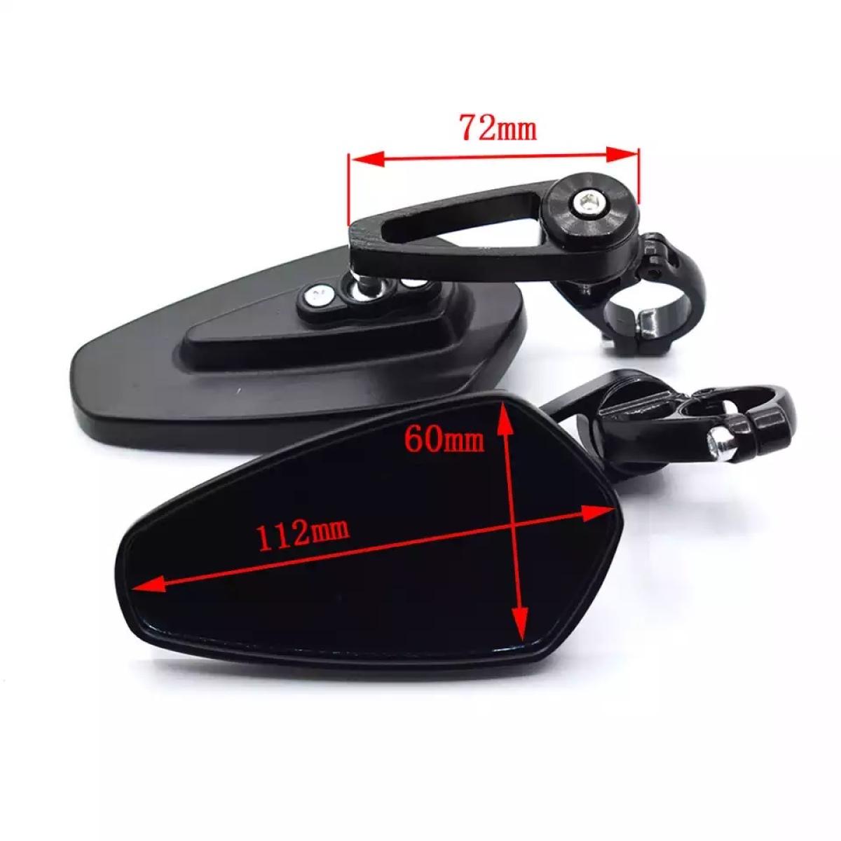 [Màu ĐEN] 1 Chiếc,1 Đôi Gương Gù Tay Lái Xe Máy(steering wheel mirror)