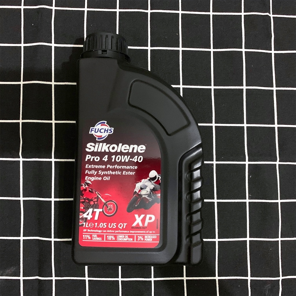 ☋✉℡ Nhớt Fuchs Silkolene 10w40 nhập khẩu chính hãng 100 chạy phố chạy tour đều mượt mà êm ái không lo bị nóng