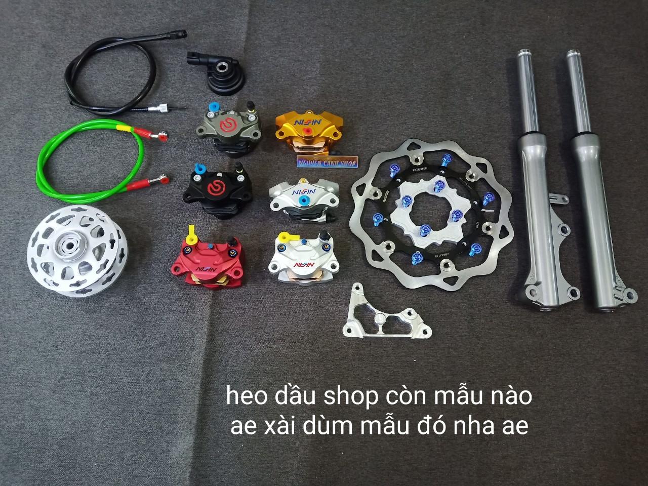 bộ đĩa trước xe sirius cumbo VIP