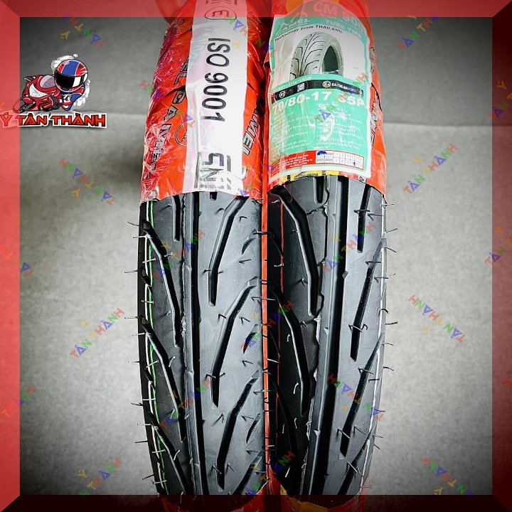 Cặp Vỏ Lốp Camel Gai Dunlop Số 60/80 & 70/80/17 MS79