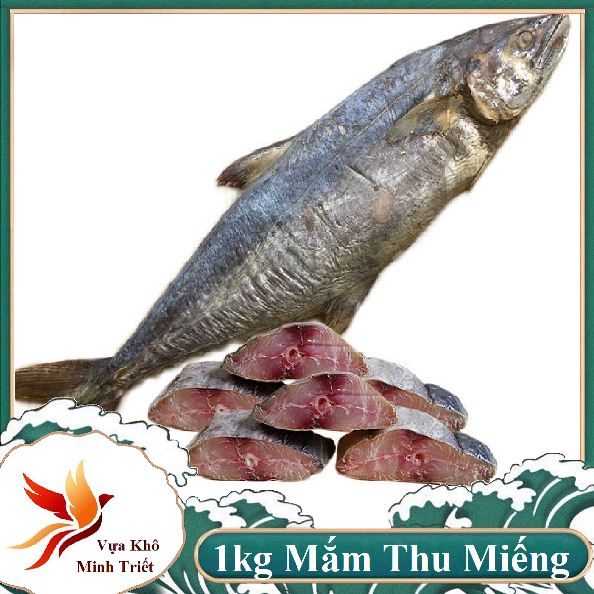 Mắm thu hương muối dùi nguyên chất thịt đỏ hồng ao- vựa khô minh triết