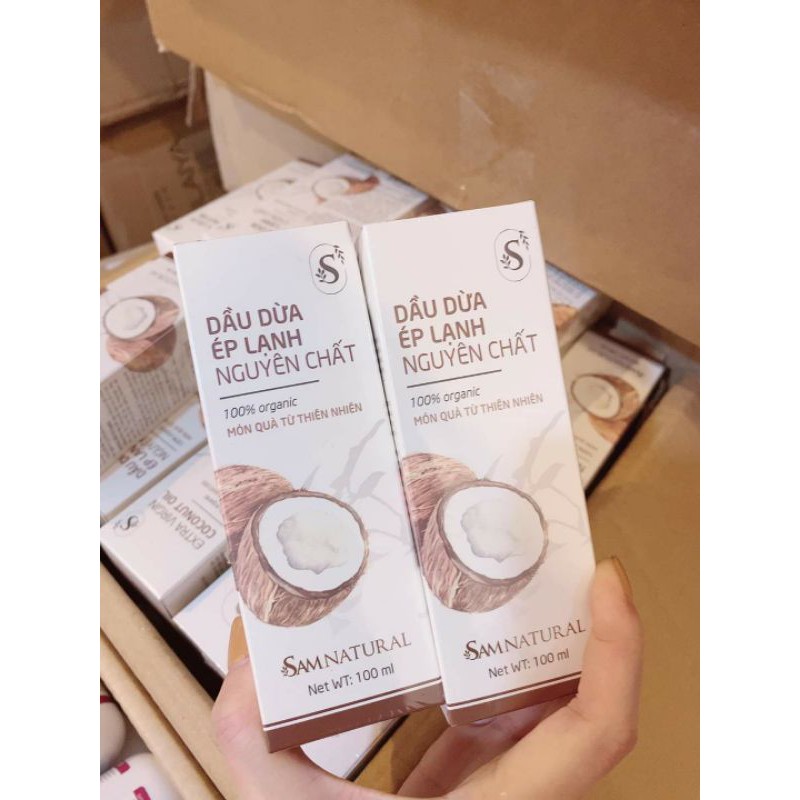 DẦU DỪA ÉP LẠNH NGUYÊN CHẤT SAM NATURAL