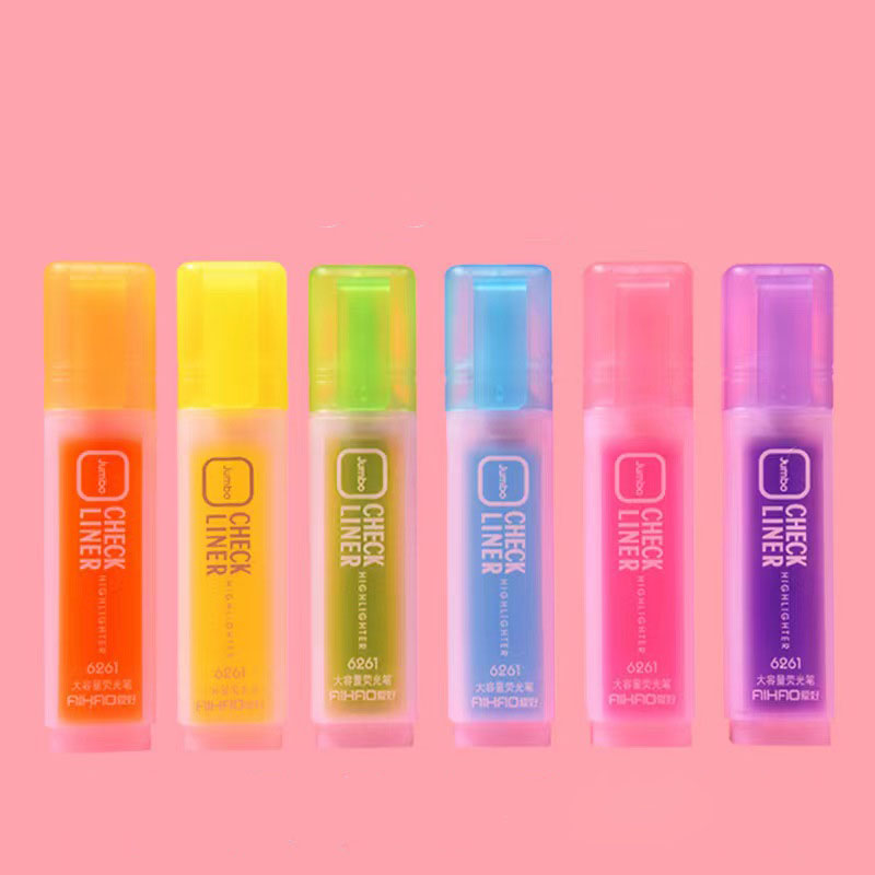 Q Bút đánh dấu nhiều màu hỗ trợ ghi nhớ công việc màu đẹp,Permanent,Highlighter-Galit625