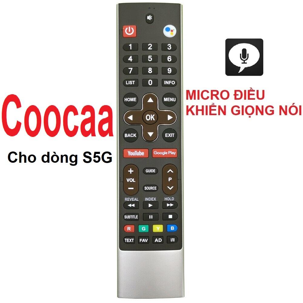 HCM]Remote điều khiển tivi COOCAA dòng S5G (Micro điều khiển giọng ...